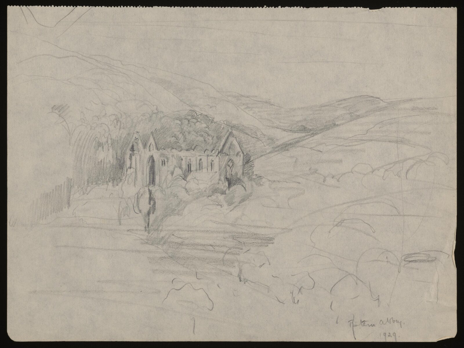 Drawing, Mary Headlam, 1929