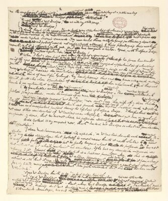 Original manuscript of Bleak House and the East Wind, by Charles Dickens, vol. 3
