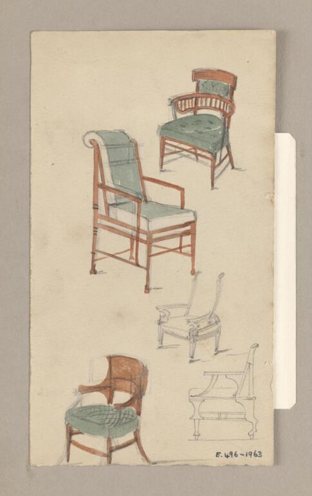 Drawing, Edward William Godwin, 1872-1883