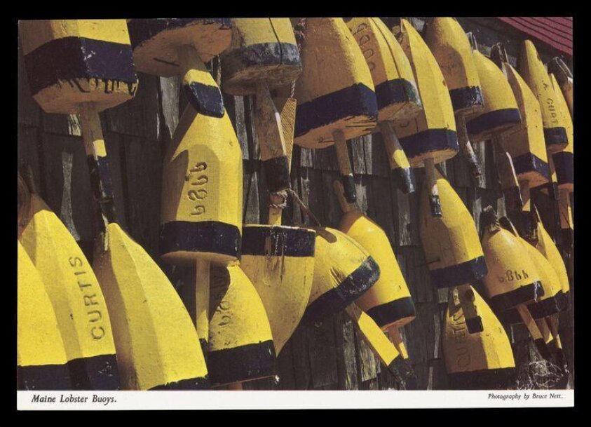 Maine Lobster Buoys (ca. 1965) by Albertus Johannes Theodorus Nett