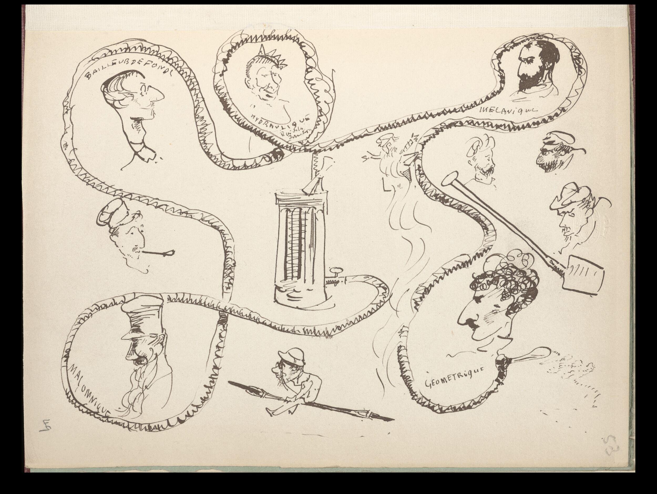 Submersion: album de quarante-neuf dessins inédits à la plume