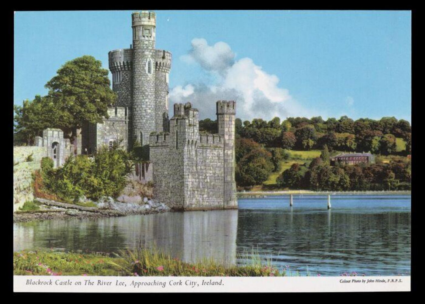 Hinde, John Wilfrid, Blackrock Castle on The River Lee, Approaching Cork City, Ireland