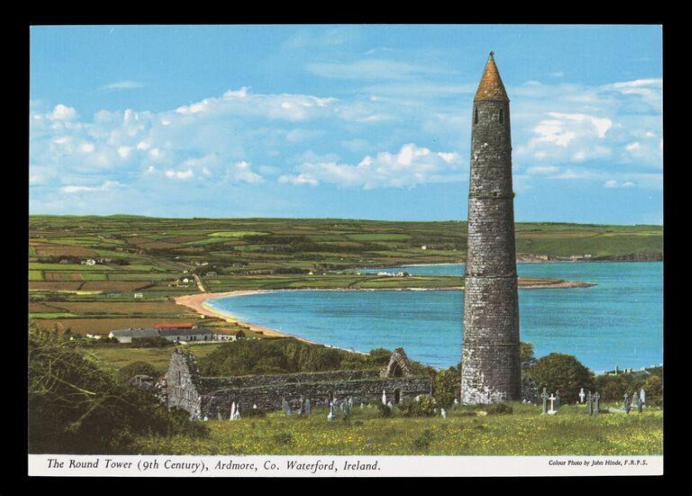 Hinde, John Wilfrid, The Round Tower (9th Century), Ardmore, Co. Waterford, Ireland
