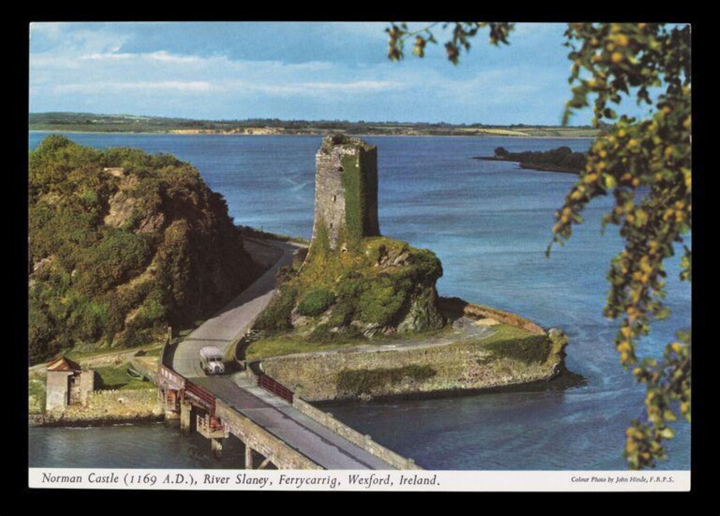 Hinde, John Wilfrid, Norman Castle (1169 A.D.), River Slaney, Ferrycarrig, Wexford, Ireland