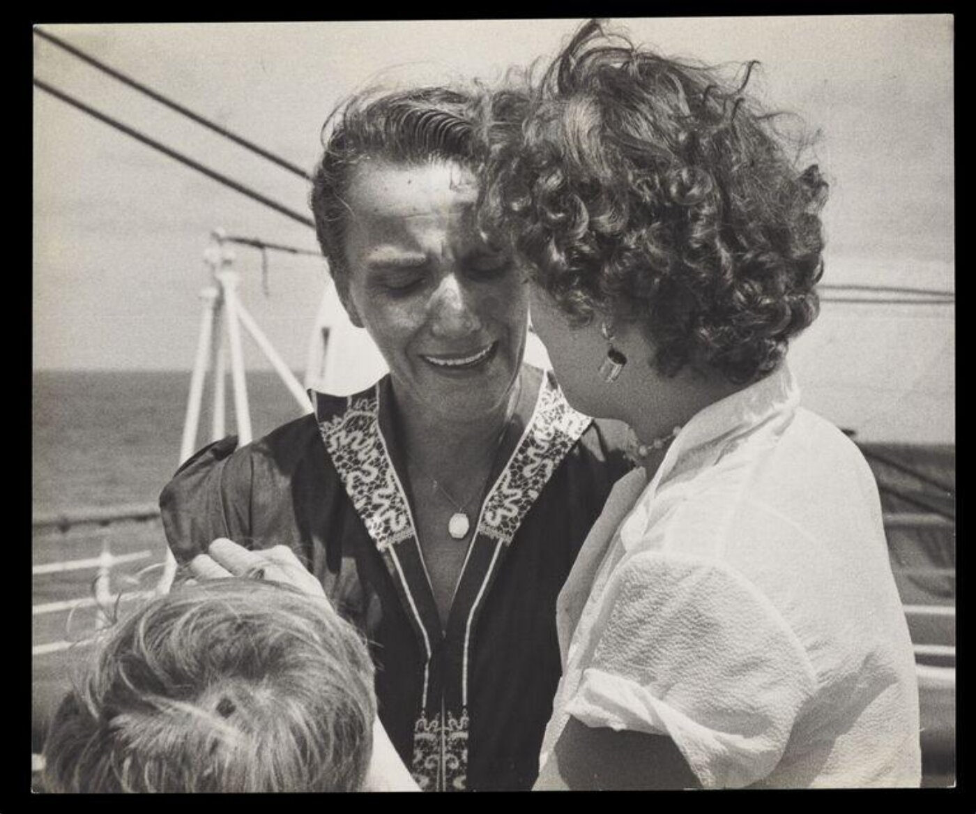 Hardy, Bert, Five children stow away, sail 10,000 miles, to each A MOTHER'S ARMS