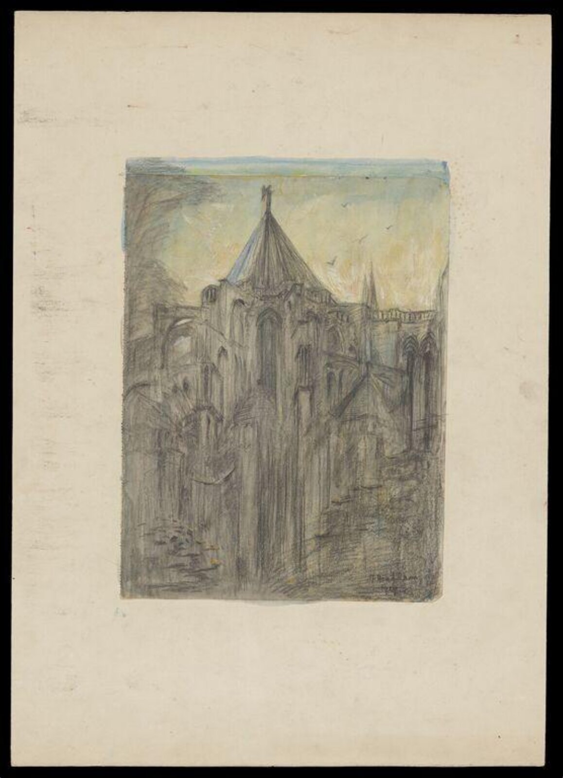 Drawing, Mary Headlam, 1929