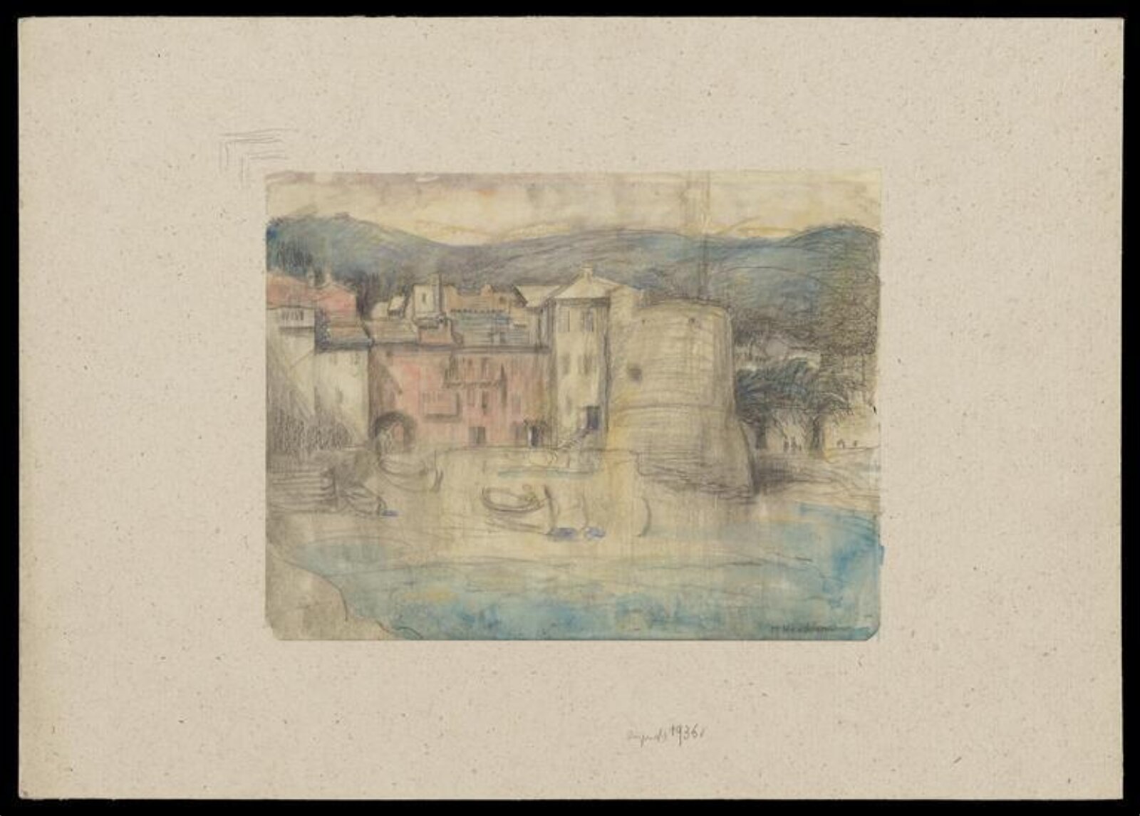 Drawing, Mary Headlam, 1936