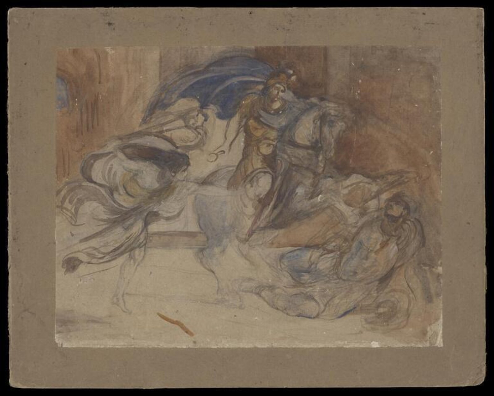 Watercolour, Mary Headlam, ca. 1896