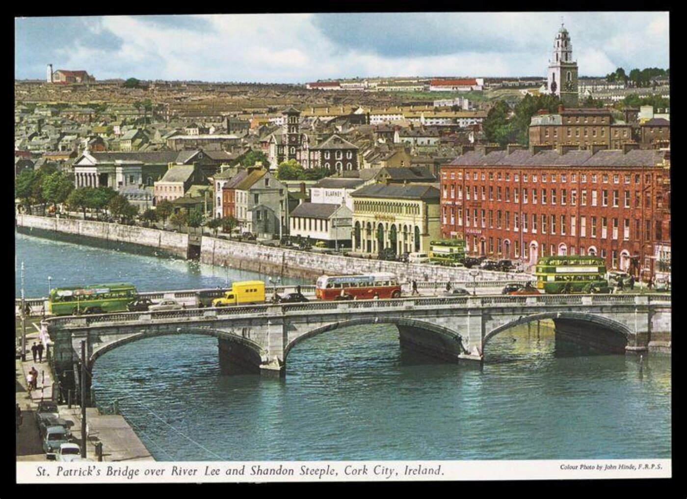 Hinde, John Wilfrid, St. Patrick's Bridge over River Lee and Shandon Steeple, Cork City, Ireland