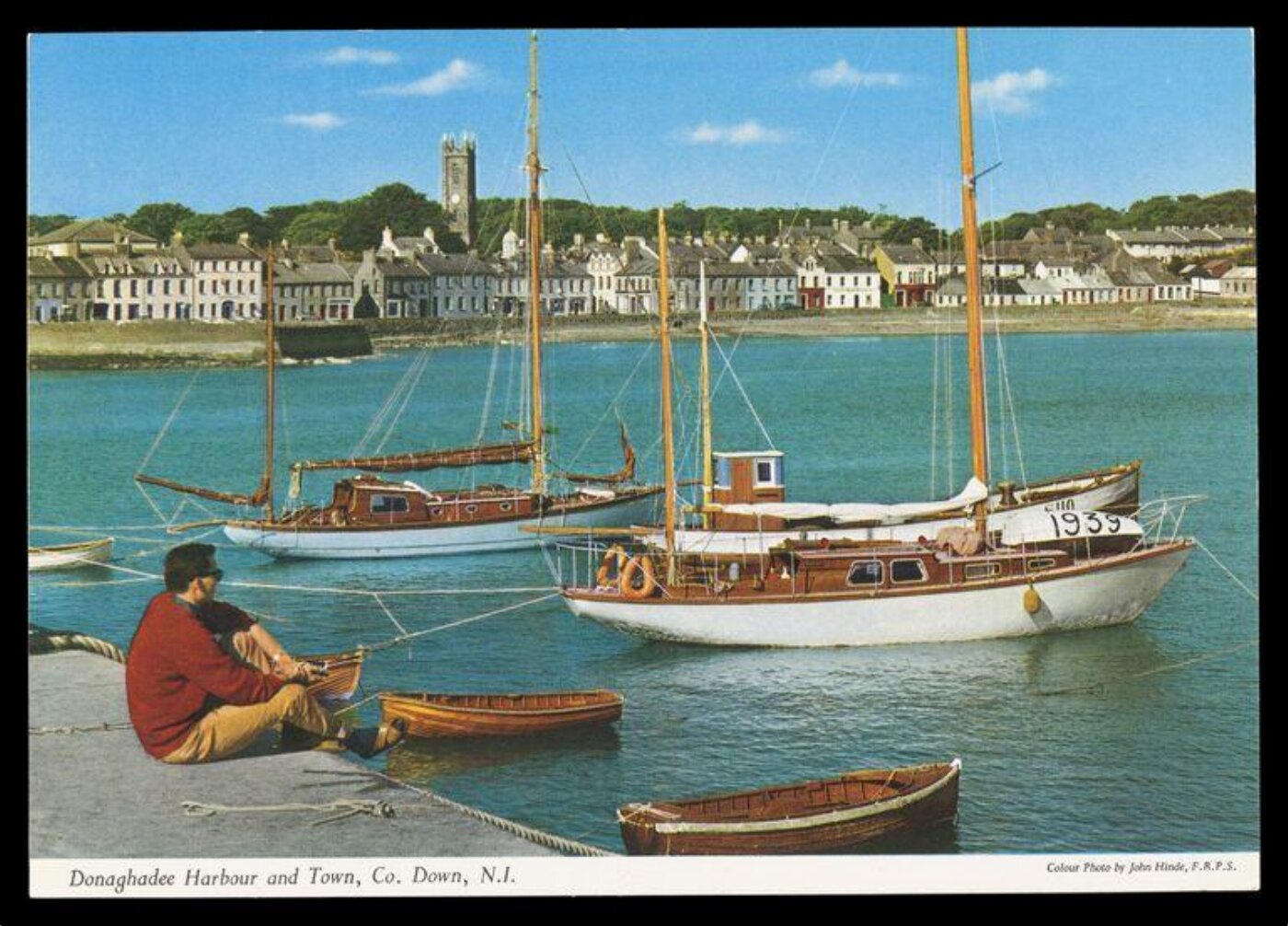 Hinde, John Wilfrid, Donaghadee Harbour and Town, Co. Down, N.I.
