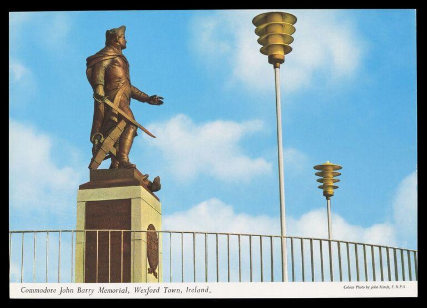 Hinde, John Wilfrid, Commodore John Barry Memorial, Wexford Town, Ireland