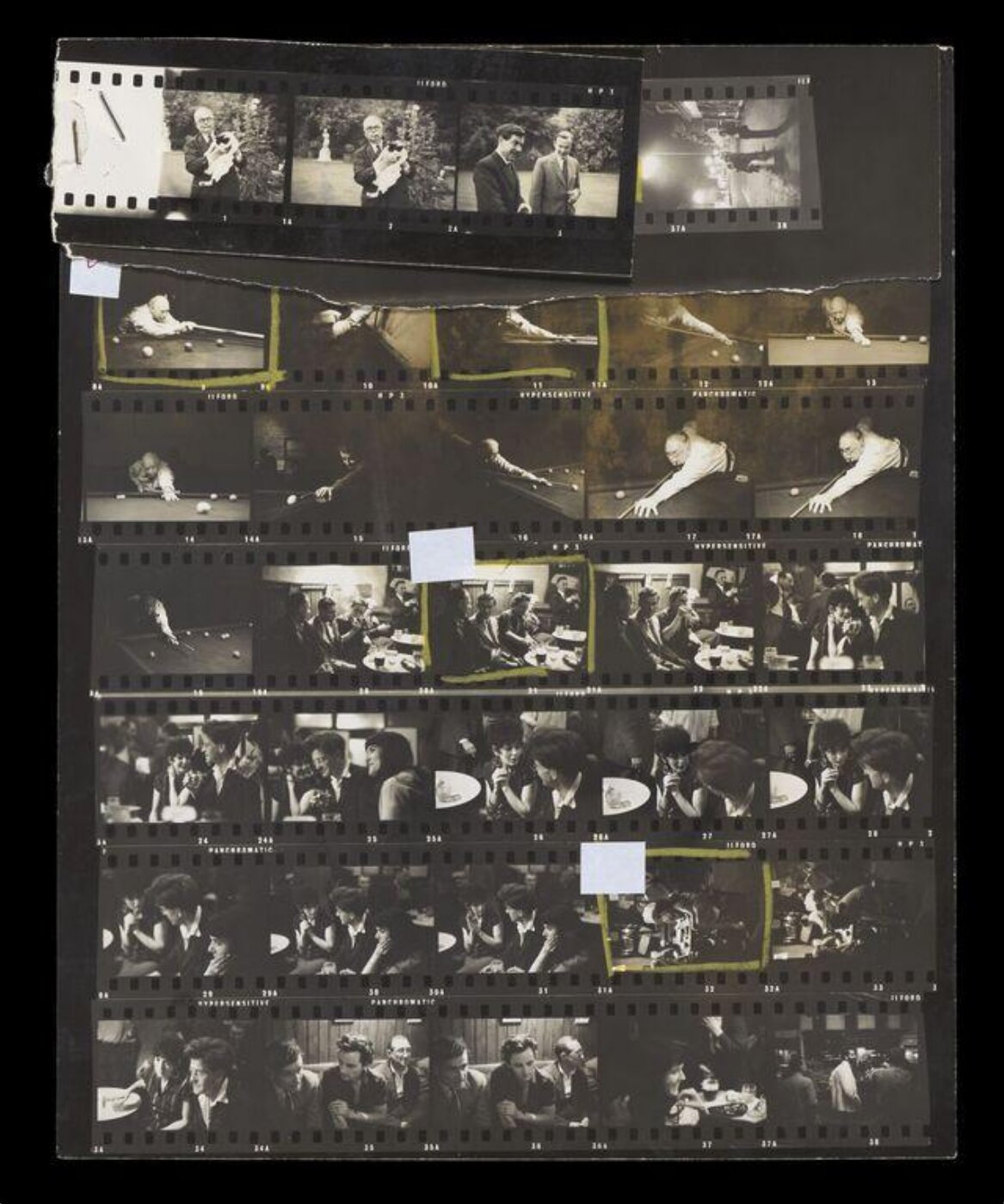 Hardy, Bert, Contact sheet - Chelsea