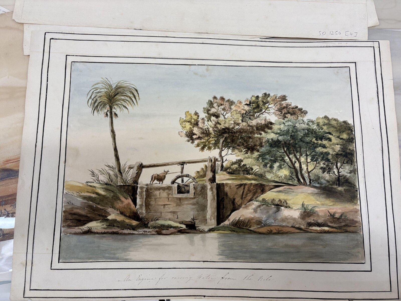 An Engine for raising Water from the Nile, 1820-1830