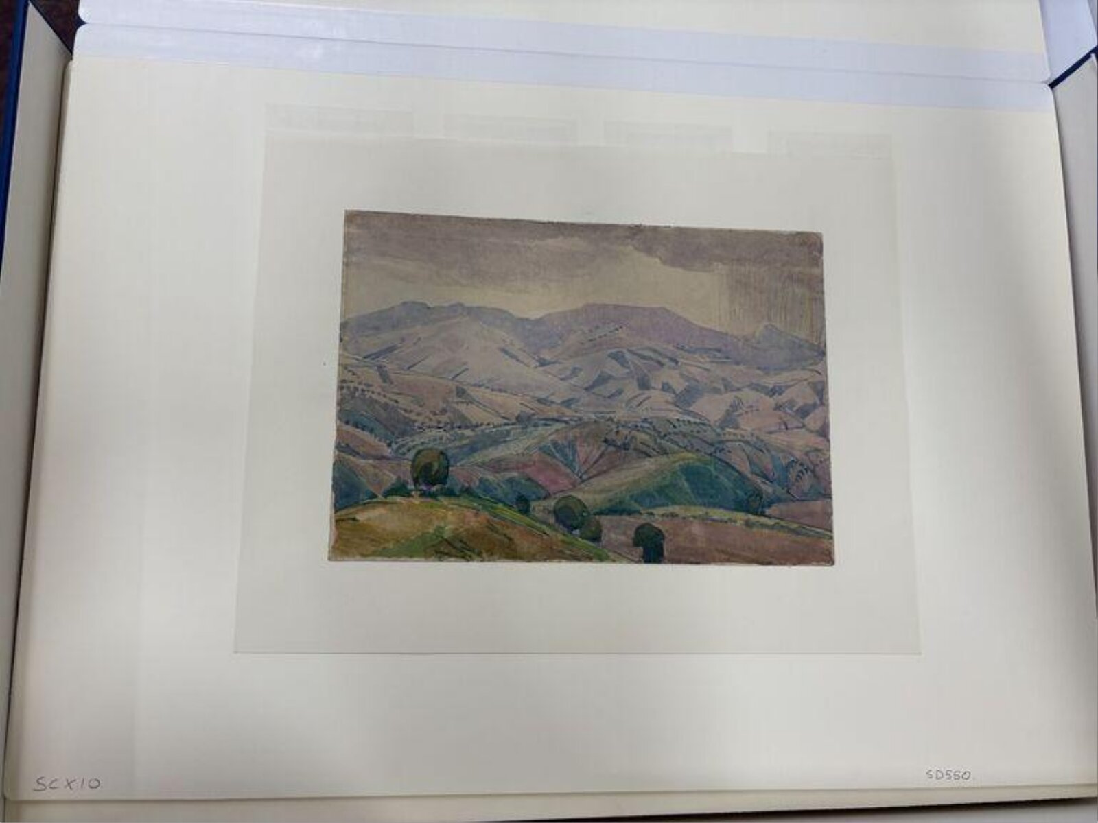 Palestine Landscape, Henry Lamb, 1917-1918
