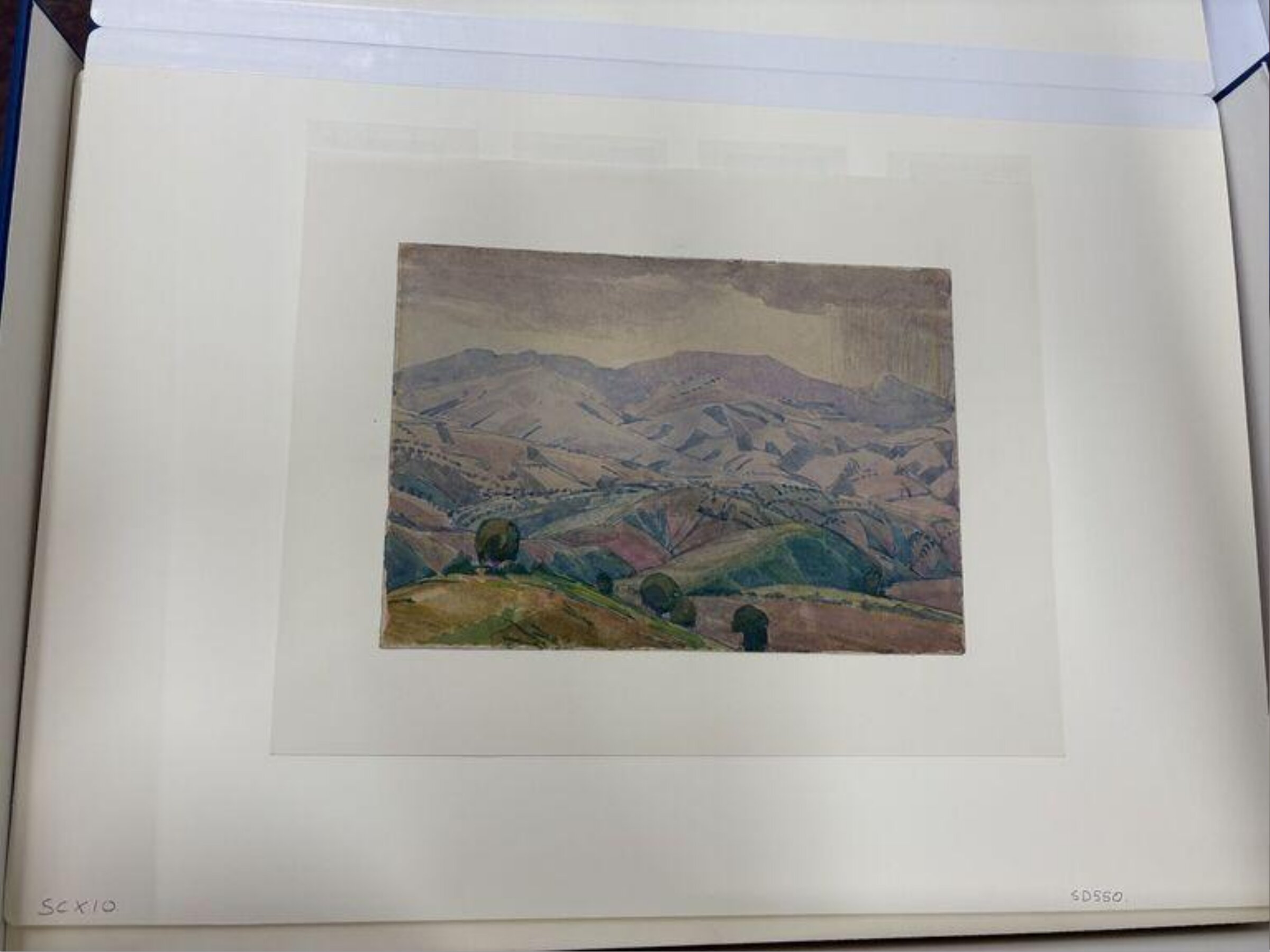 Palestine Landscape, Henry Lamb, 1917-1918