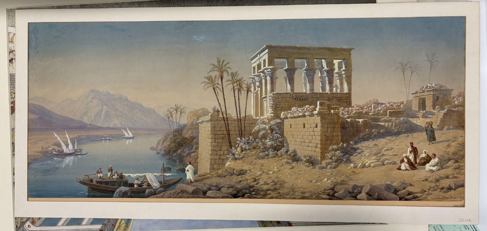 Philae, on the Nile, Upper Egypt, Charles Vacher, 1863
