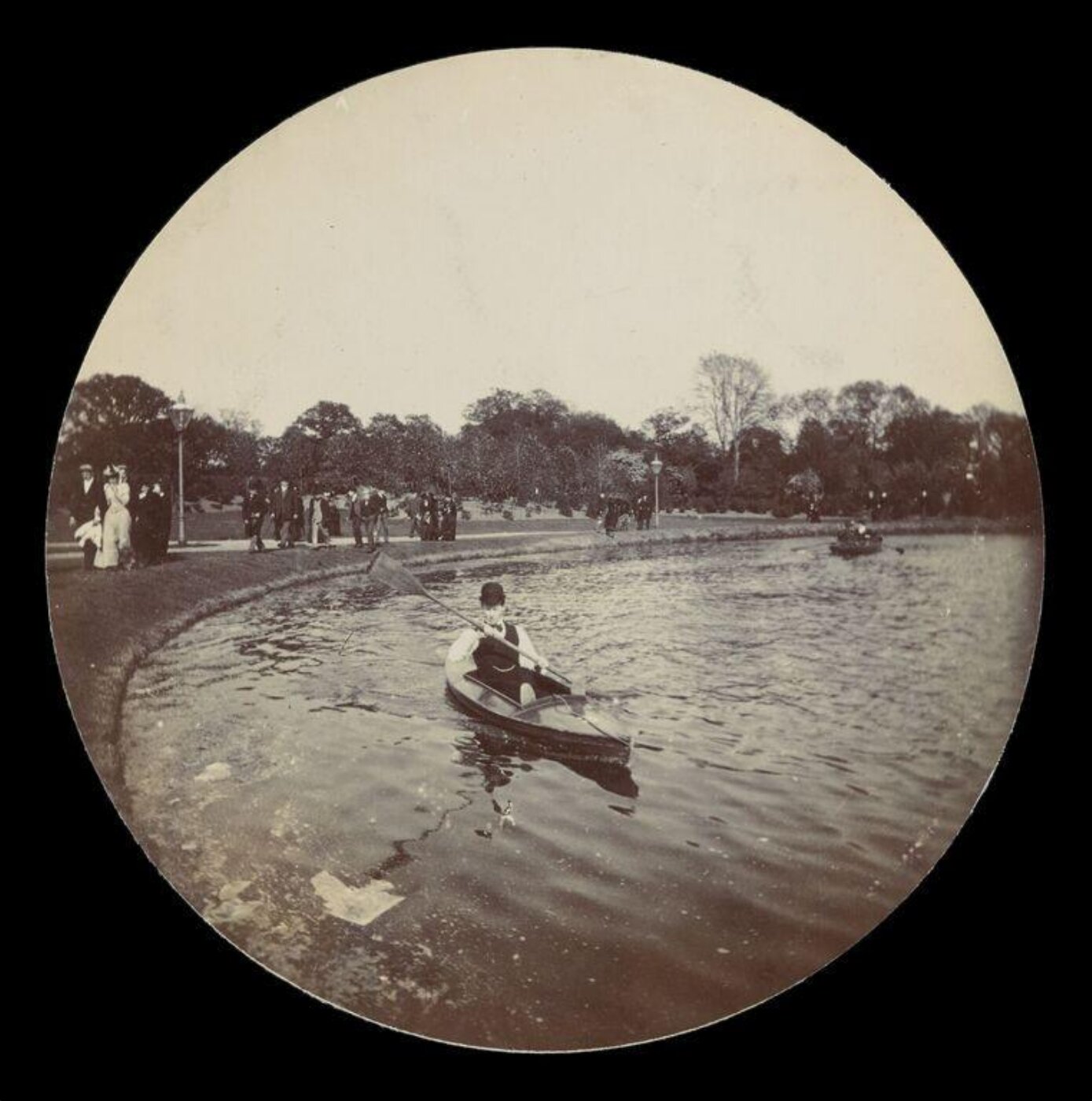 Unknown, Kayak in a Pond