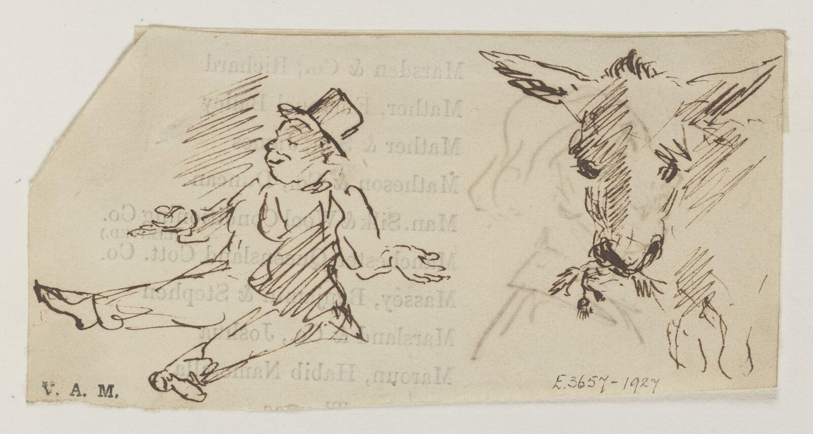 Drawing, Randolph Caldecott, 1867-75