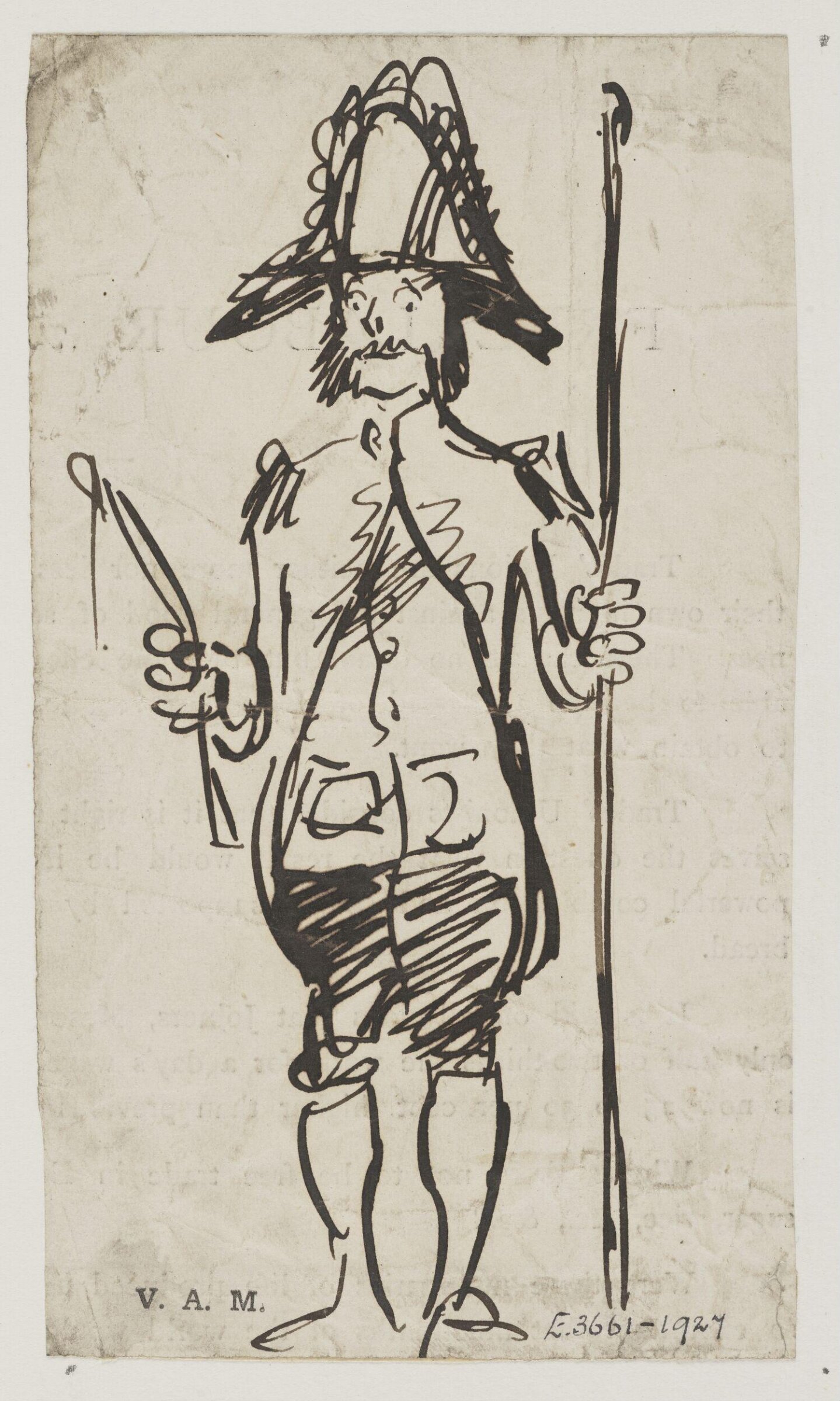 Drawing, Randolph Caldecott, 1867-75