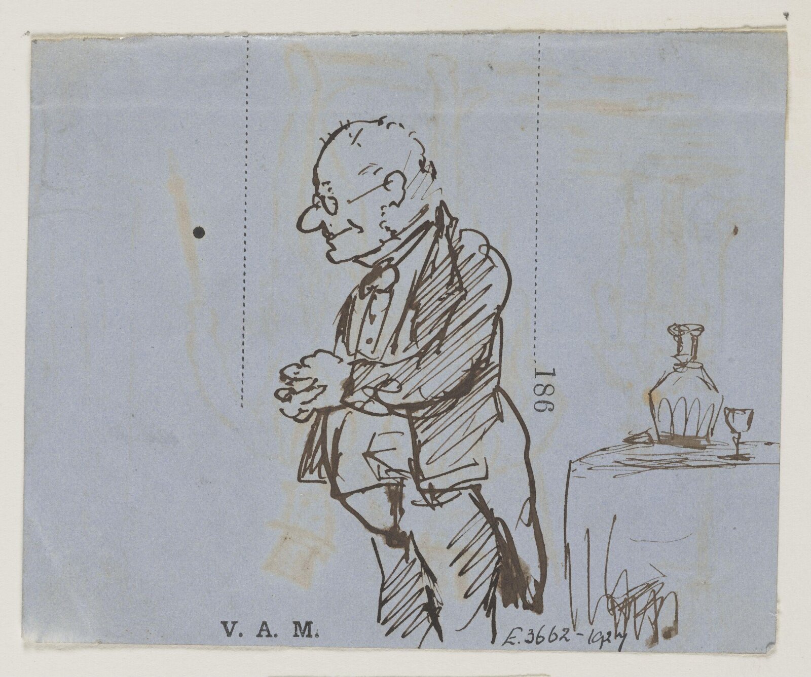 Drawing, Randolph Caldecott, 1867-75