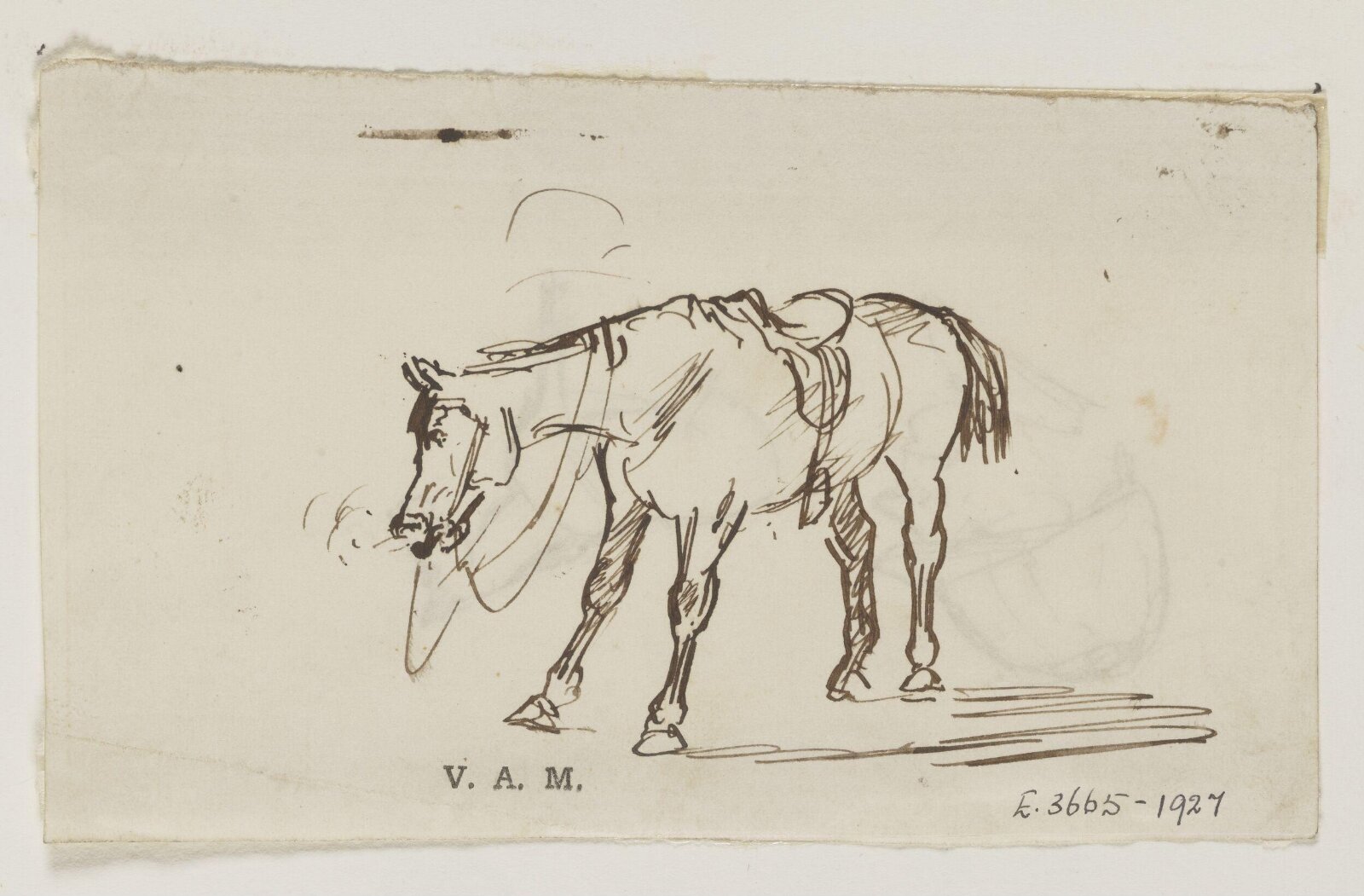 Drawing, Randolph Caldecott, 1867-75