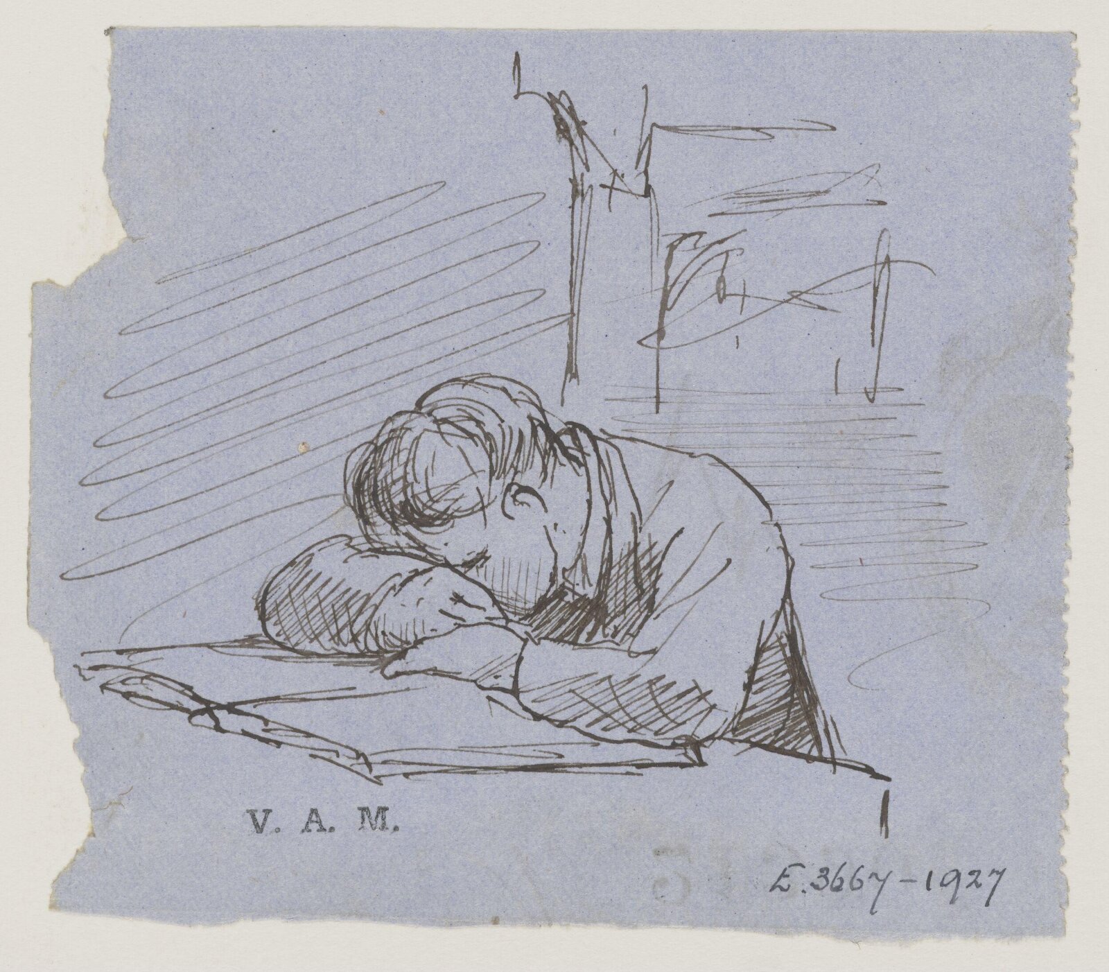 Drawing, Randolph Caldecott, 1867-1872