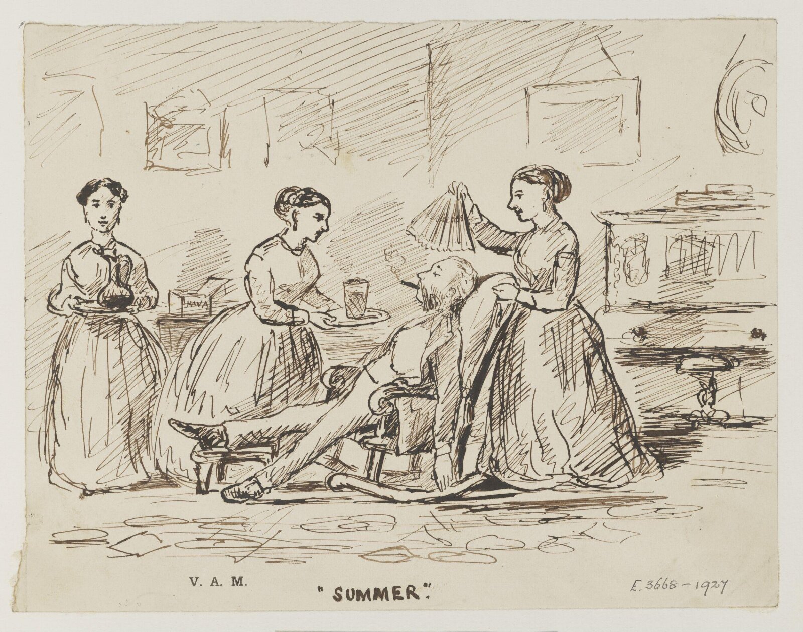 Summer, Randolph Caldecott, 1867-1875