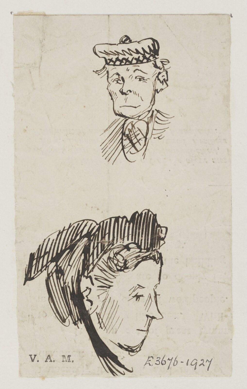 Drawing, Randolph Caldecott, 1867-75