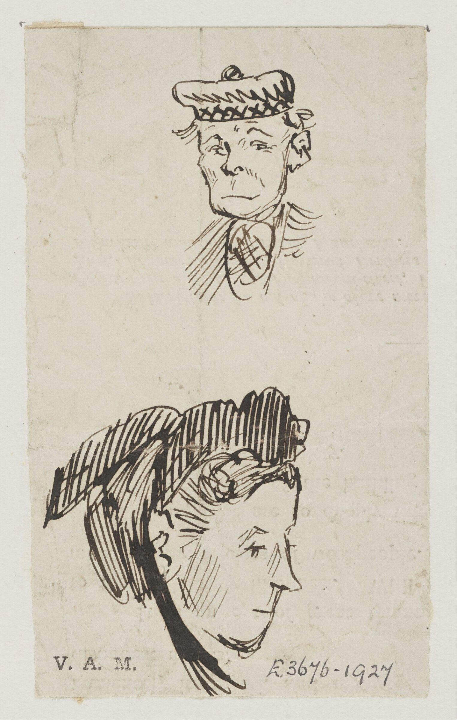 Drawing, Randolph Caldecott, 1867-75