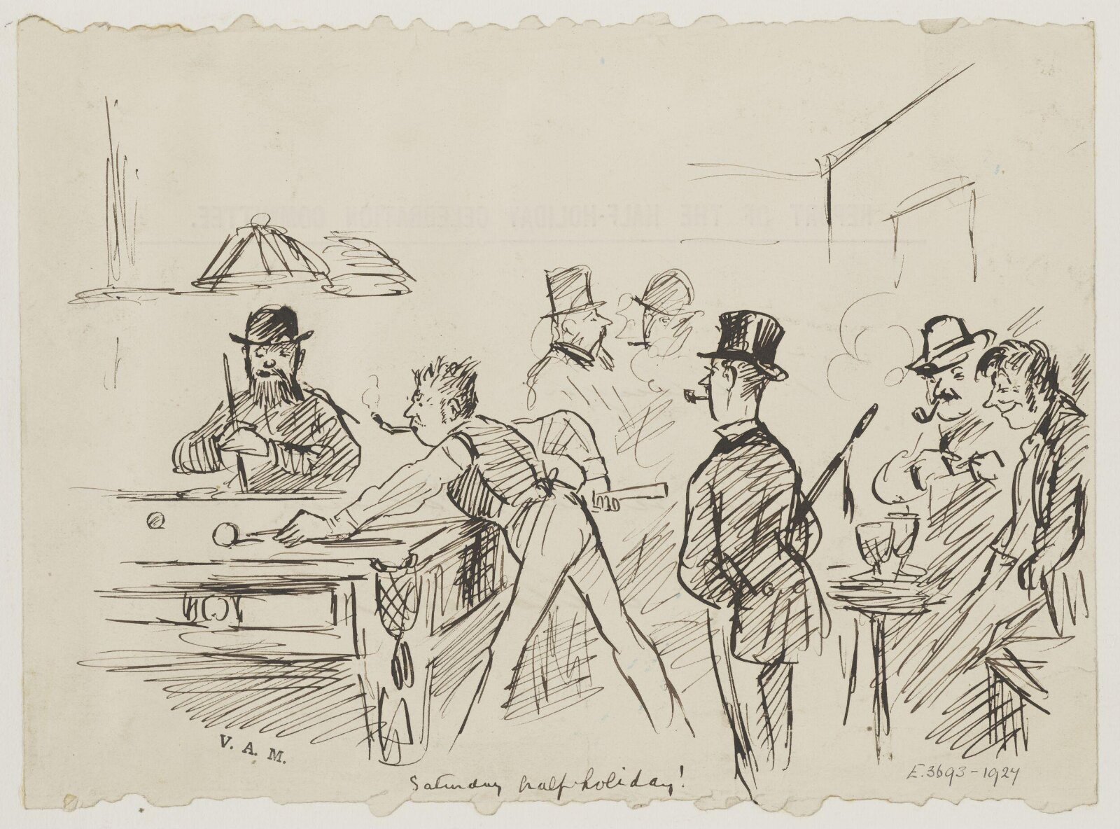 Saturday Half-Holiday!, Randolph Caldecott, 1867-1872
