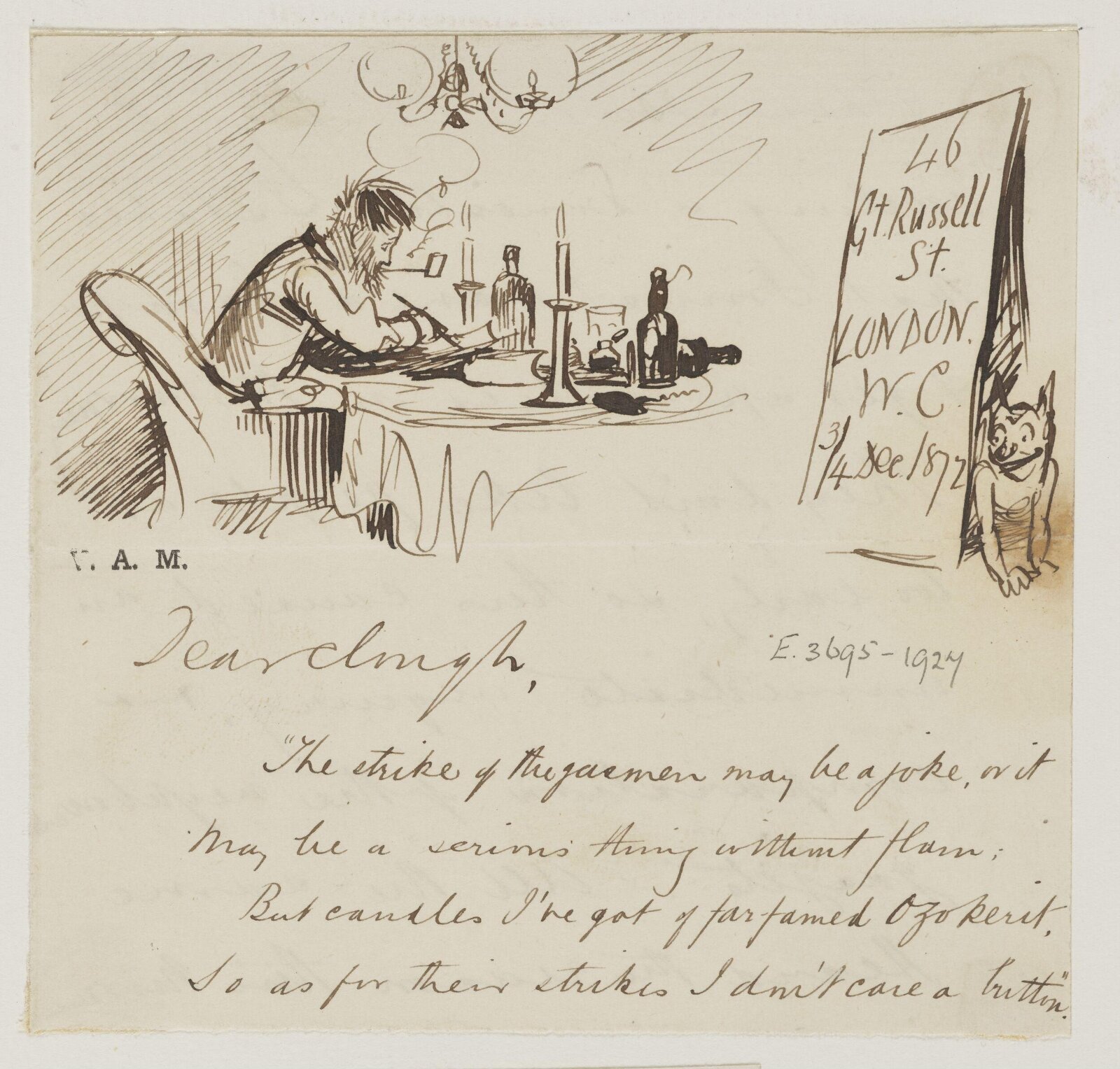 Hard Work in London, Randolph Caldecott, 03/12/1872-04/12/1872