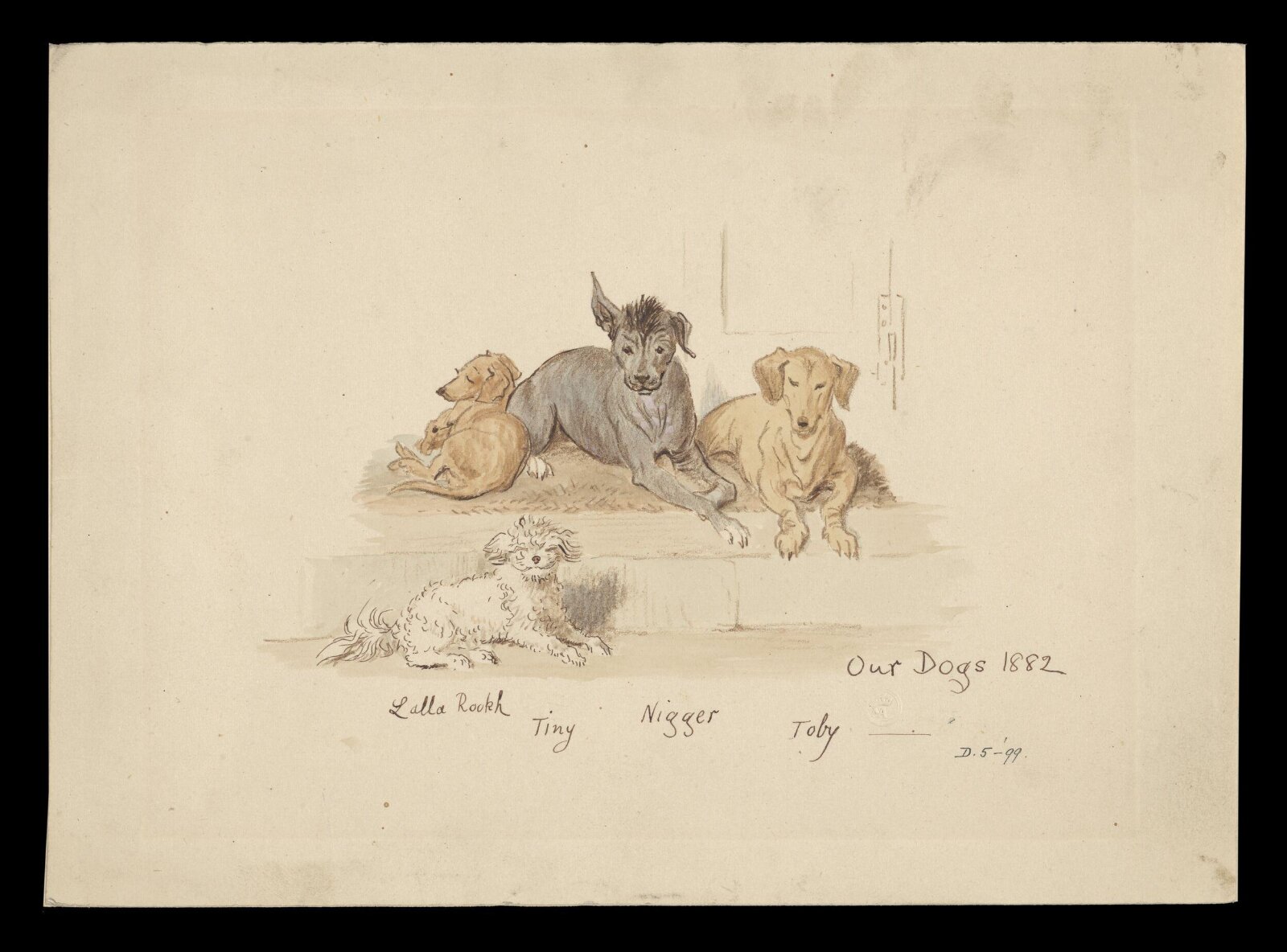 Our Dogs, Randolph Caldecott, 1882-1883