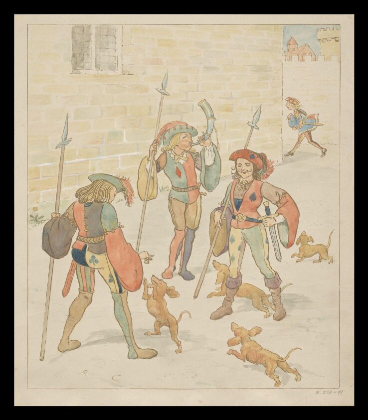 The Four Knaves (1881) by Randolph Caldecott