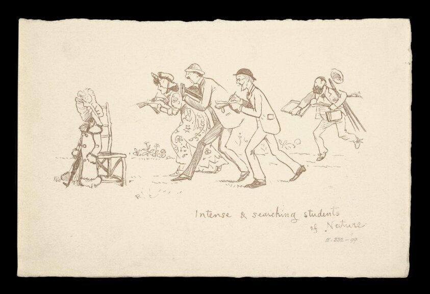 Intense & searching students of Nature (1883) by Randolph Caldecott