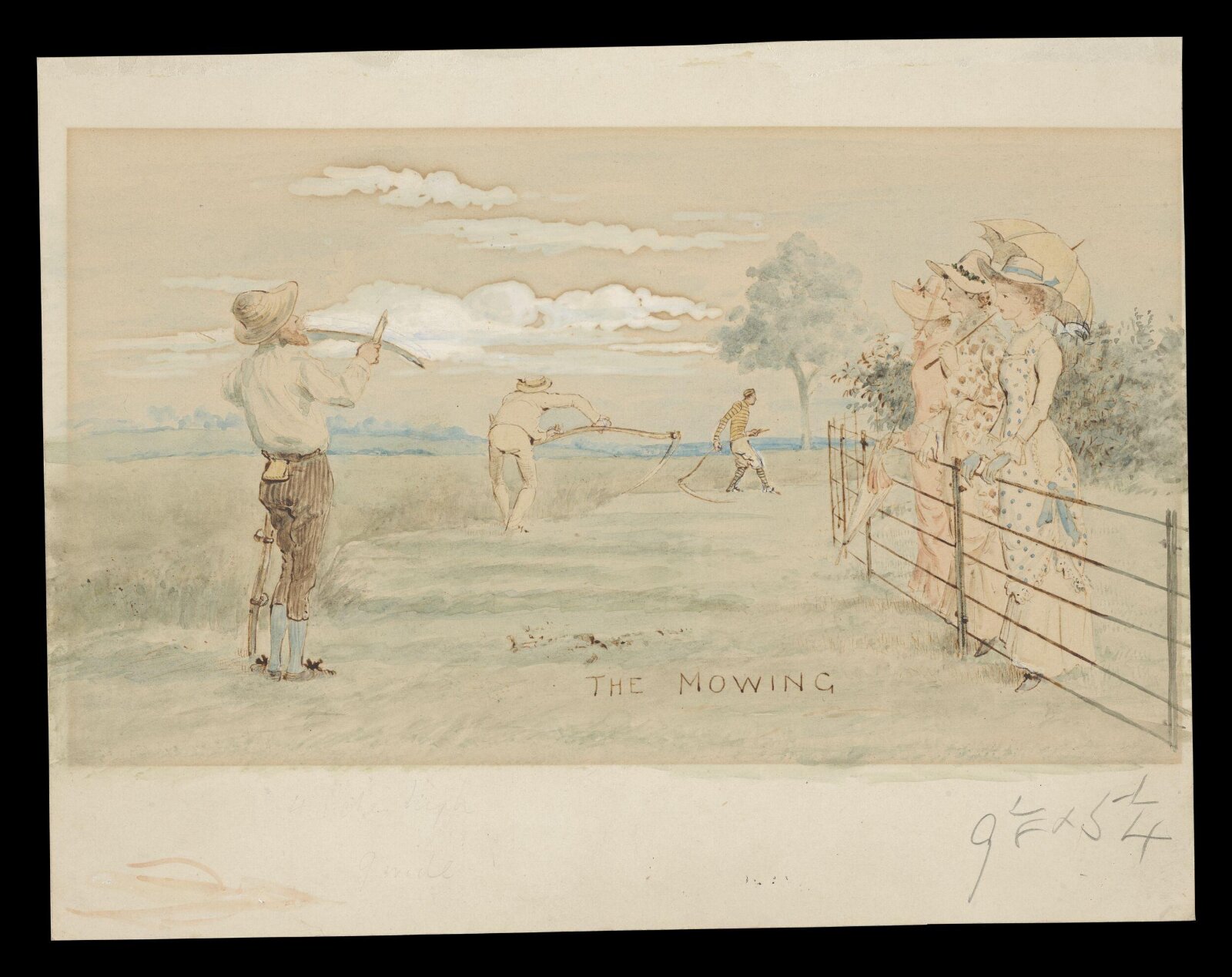 The Mowing, Randolph Caldecott, 1881