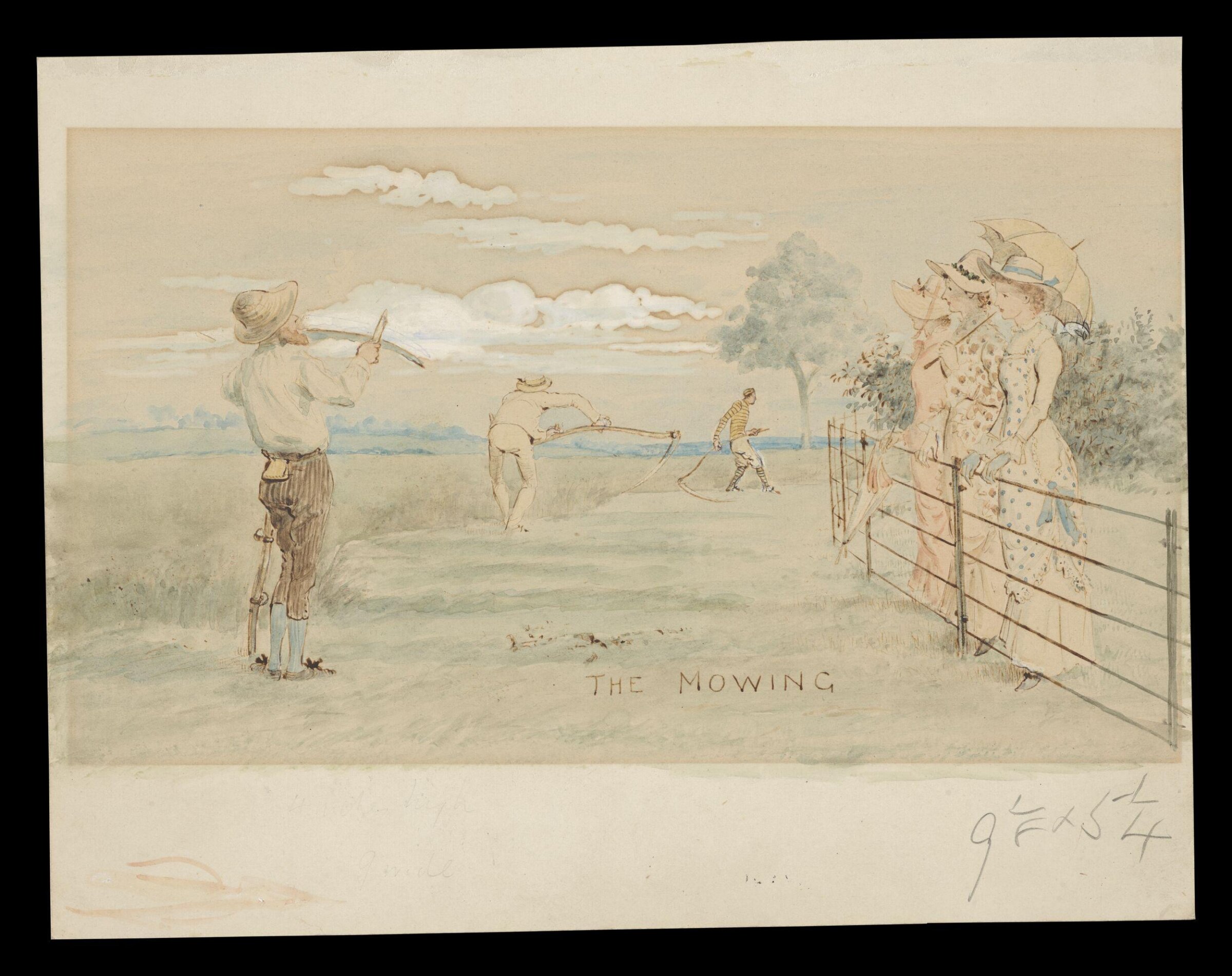 The Mowing, Randolph Caldecott, 1881