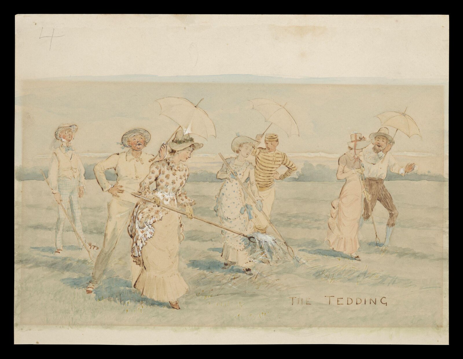 The Tedding, Randolph Caldecott, 1881