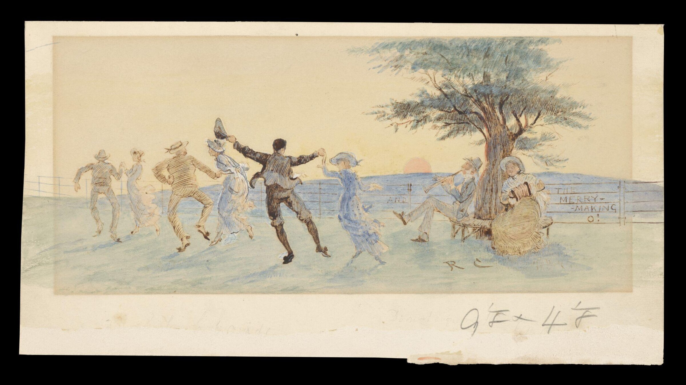 And the Merry-Making O!, Randolph Caldecott, 1881