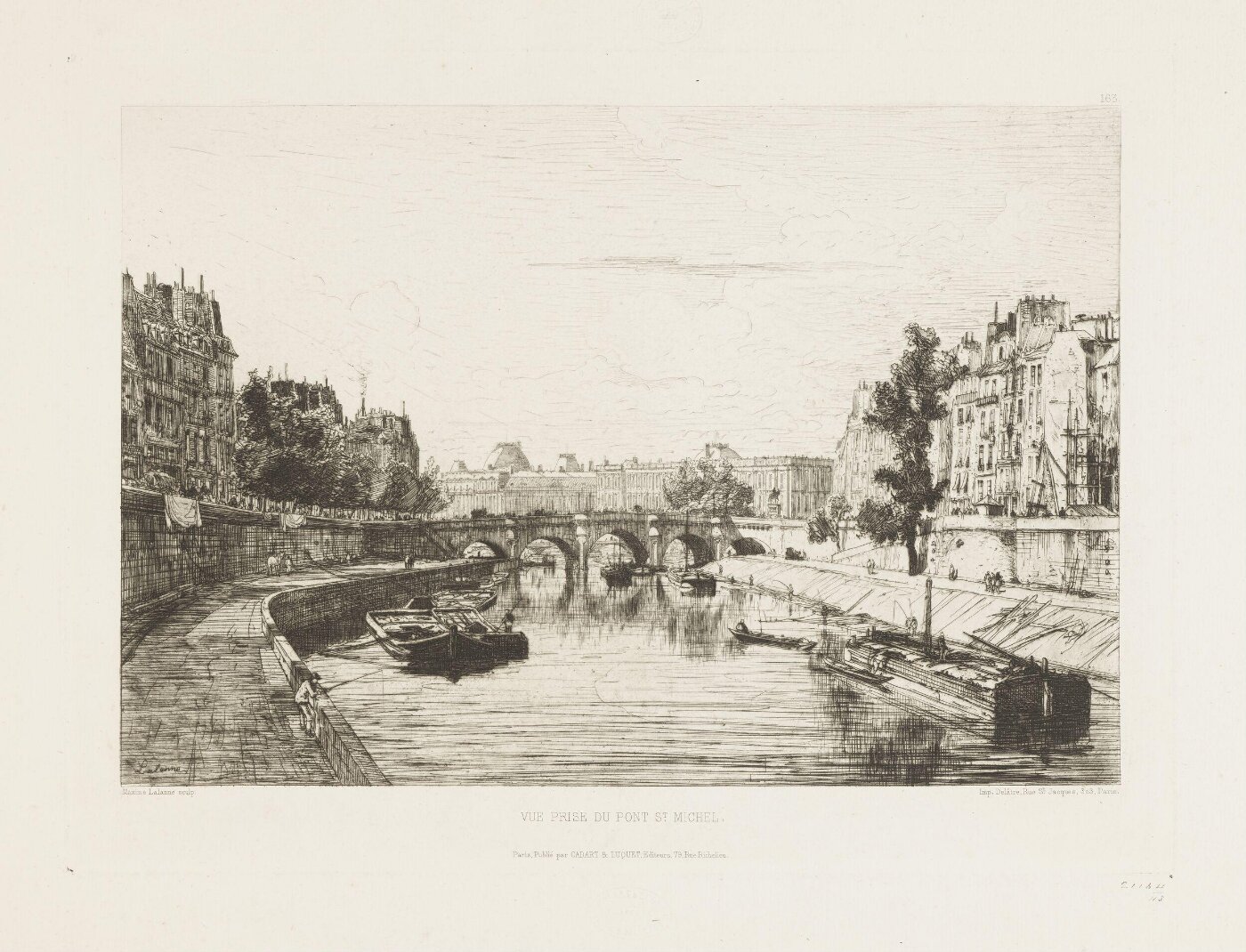 Cadart, View from the Pont Saint-Michel