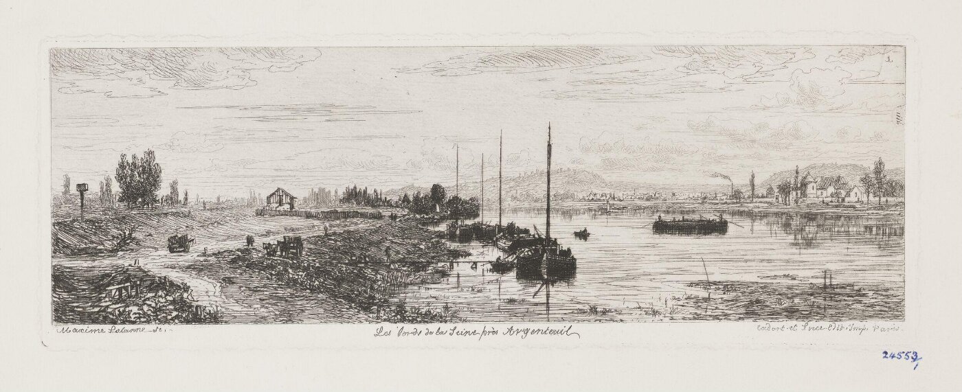 Lalanne, Maxime, The banks of the Seine near Argenteuil