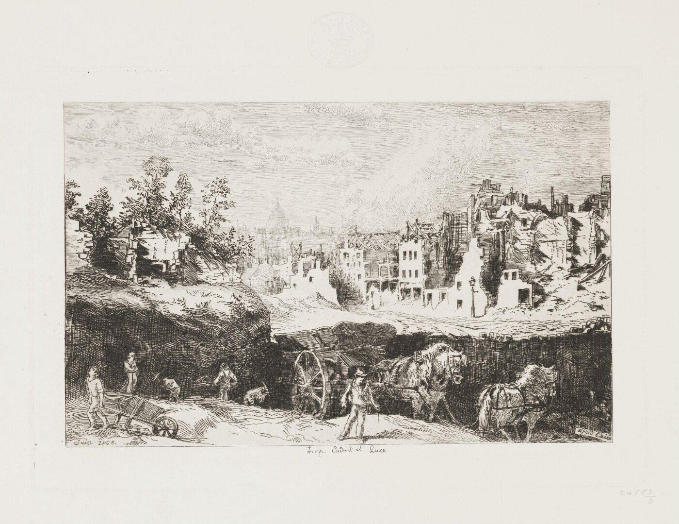 Taiée, Jean Alfred, Demolition of Rue Mouffetard