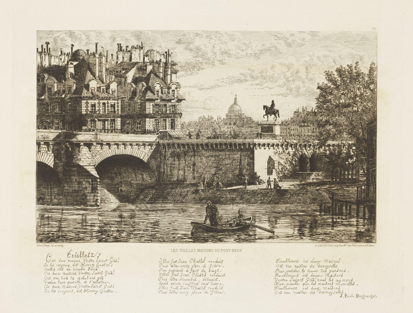 Taiée, Jean Alfred, The old houses of the Pont-Neuf