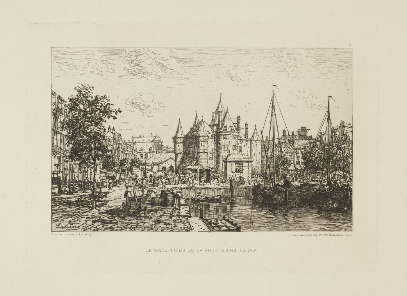Lalanne, Maxime, The Weighing Station in the city of Amsterdam