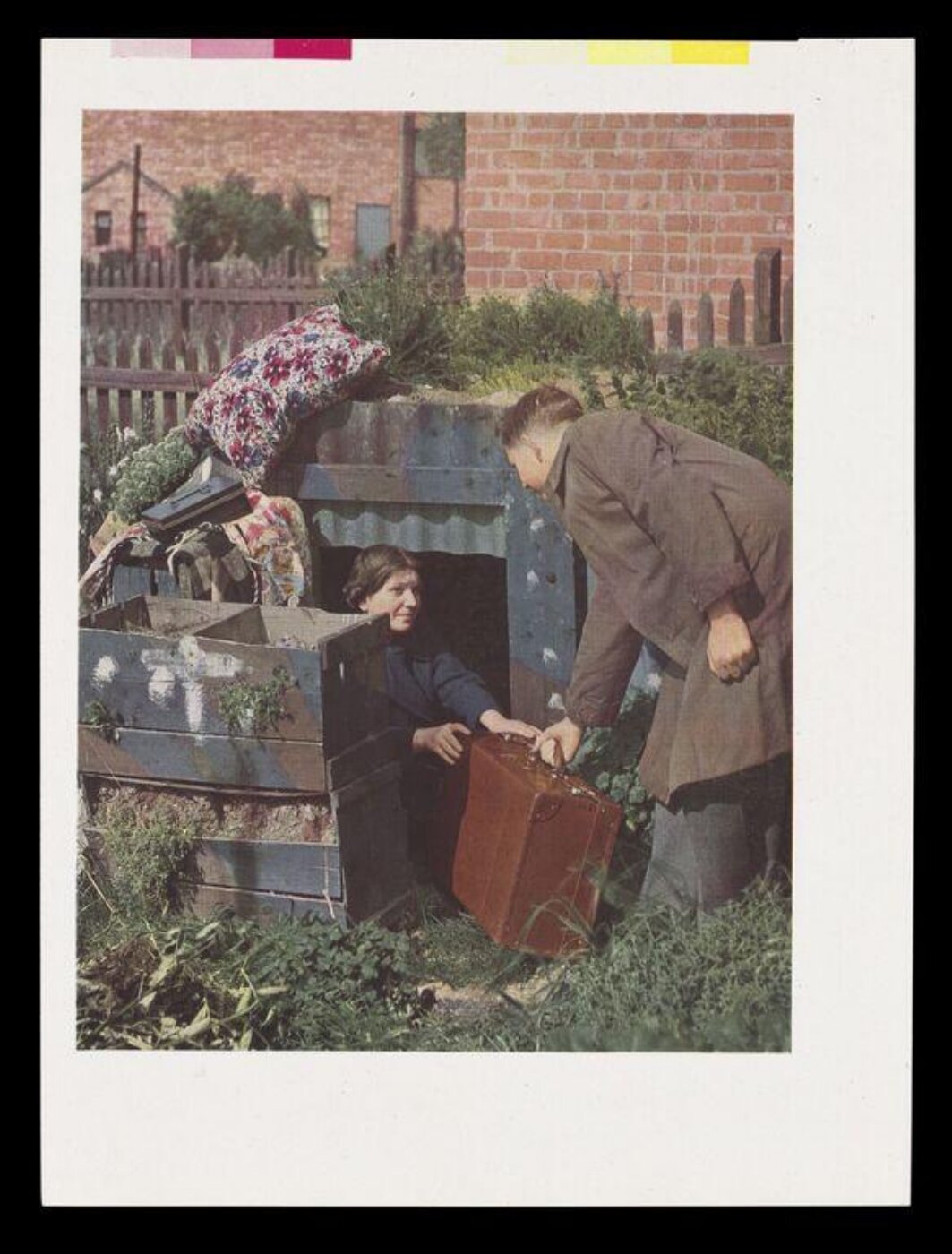 Hinde, John Wilfrid, Fighting Incendiary Bombs in the Street