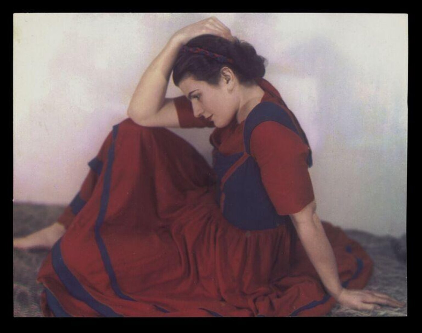 Hinde, John Wilfrid, Woman in a Red Dress
