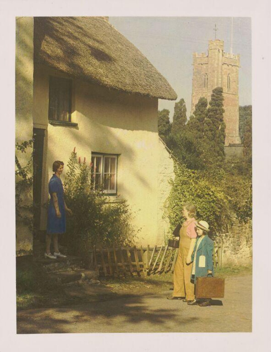 Hinde, John Wilfrid, An Evacuee Arrives at her New Temporary Home with the Billeting Officer