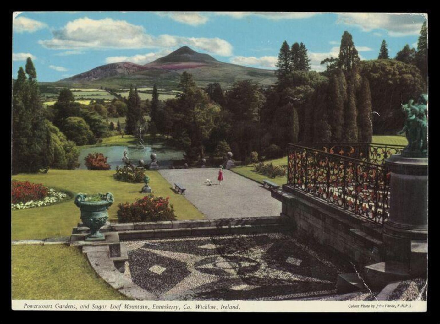 Hinde, John Wilfrid, Powerscourt Gardens, and Sugar Loaf Mountain, Enniskerry, Co. Wicklow, Ireland