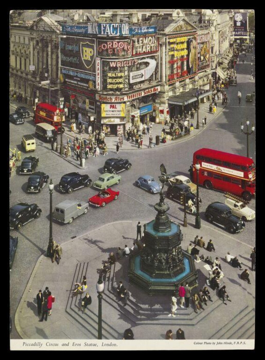 Hinde, John Wilfrid, Piccadilly Circus and Eros Statue, London