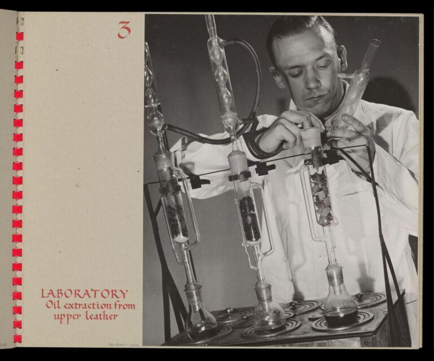Hinde, John Wilfrid, Laboratory Oil Extraction from Upper Leather