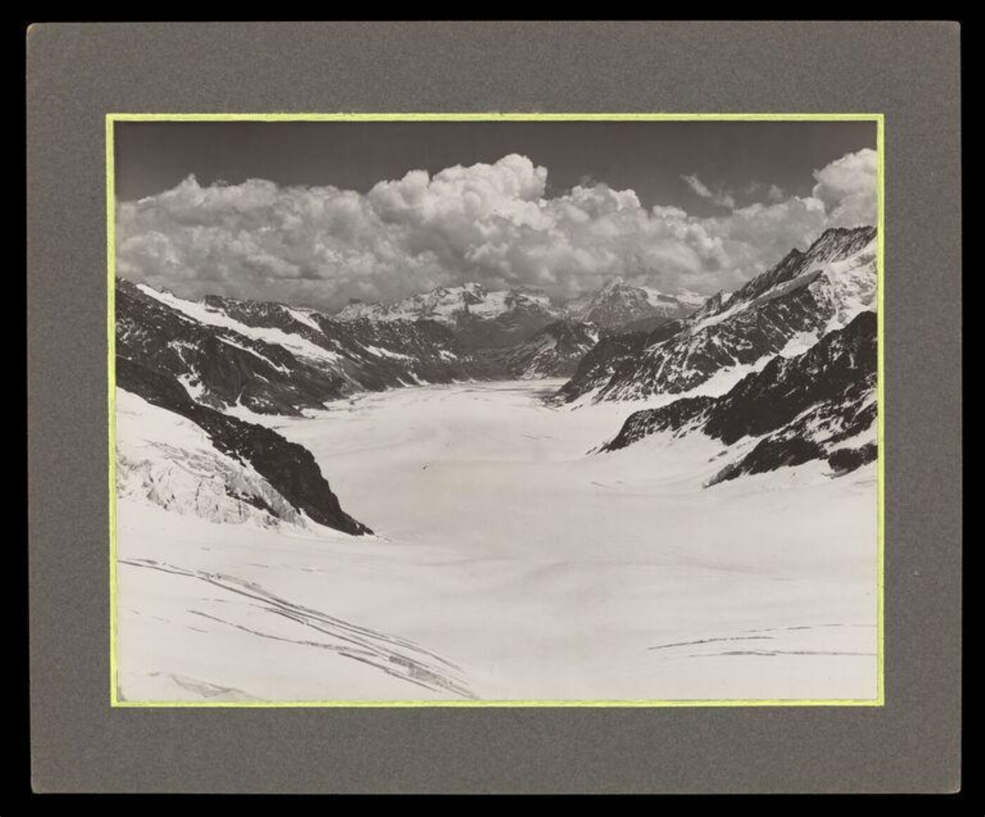 Hinde, John Wilfrid, Snowy Mountainscape